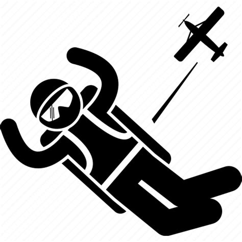 Daring Parachute Parachuting Skydiver Skydiving Icon