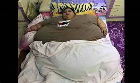 Meet The Worlds Fattest Woman Iman Ahmad Abdulati Weighing Kg