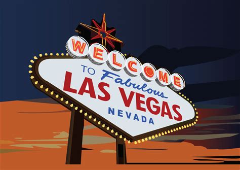 Vector Graphic Las Vegas Sign On Behance
