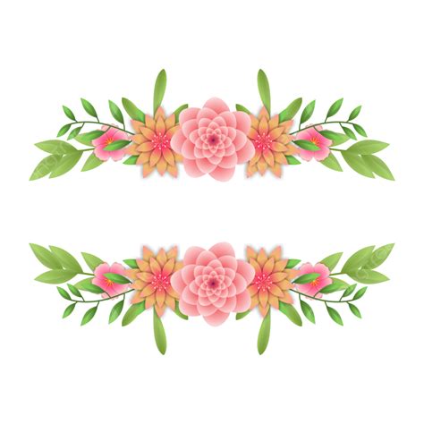 Gambar Latar Belakang Bingkai Dekorasi Bunga Bunga Vektor Bunga Vektor