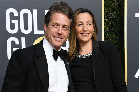 hugh grant set to become a father for the fifth time with girlfriend anna eberstein london