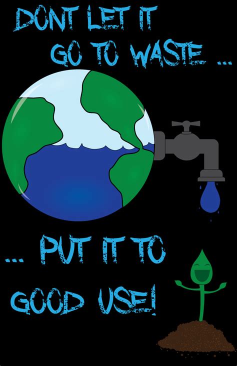 Graphic Design Ii Save Water Psaposter