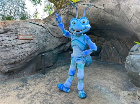 Flik Buzzes into Disney's Animal Kingdom for a RARE Meet & Greet