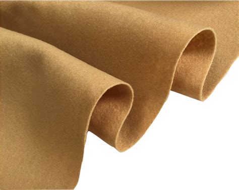 Honey Felt Fabric Material Craft Plain Colours Polyester 102cm Wide