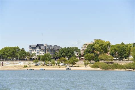 Beach As Seen From A Boat On The Uruguay River In Colon Entre Rios
