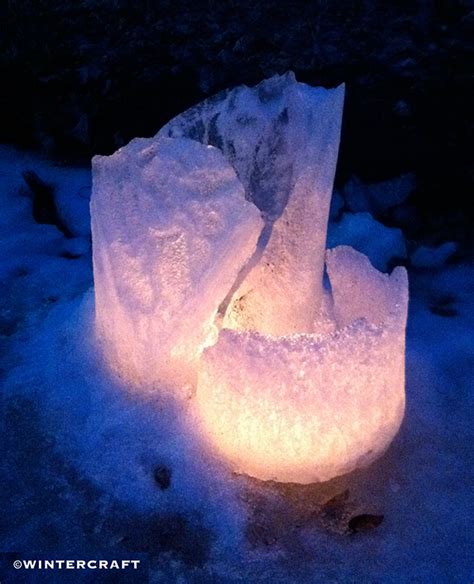 Saving Ice Lanterns From A Winters Thaw