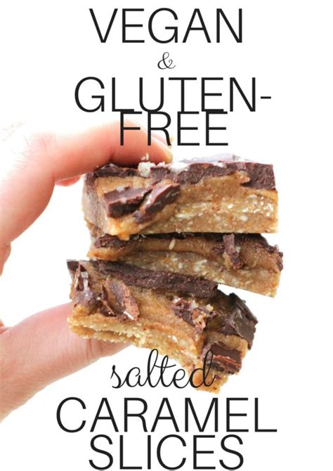 Raw Vegan Salted Caramel Slices The Pure Life