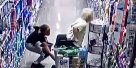 security camera catches thief swiping elderly woman s purse fox news video