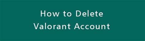 We respect the privacy of our customers and strive to honor their requests to delete their accounts and information. How To Delete Valorant Account - Solved | How To Delete ...