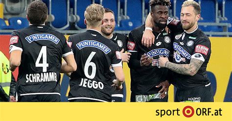 The match is a part of the bundesliga, relegation round. Klarer Sturm-Sieg in St. Pölten - sport.ORF.at