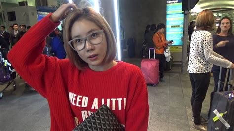 151108 Incheon Airport Secret Hana Seonhwa Hyoseong 시크릿 정하나 Youtube