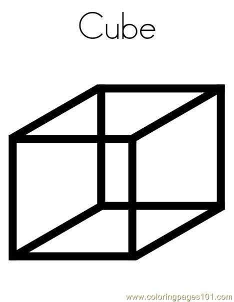 Select from 35970 printable crafts of cartoons, nature, animals, bible and many more. Cube Shape Coloring Page - Free Shapes Coloring Pages ...