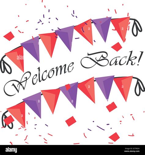 Welcome Back Banner Cut Out Stock Images & Pictures - Alamy