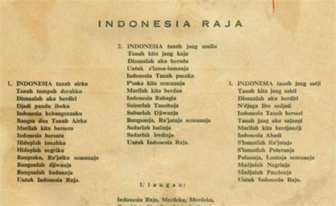 Budaya Lagu Indonesia Raya 3 Stanza Paramabira