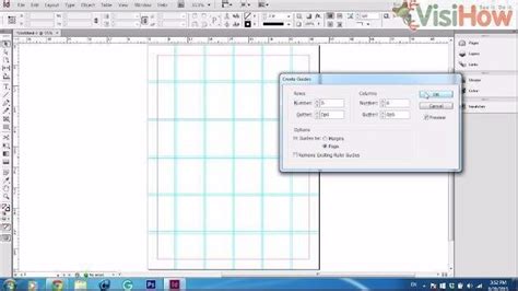 Create Custom Guides In Adobe Indesign Cs6 Visihow