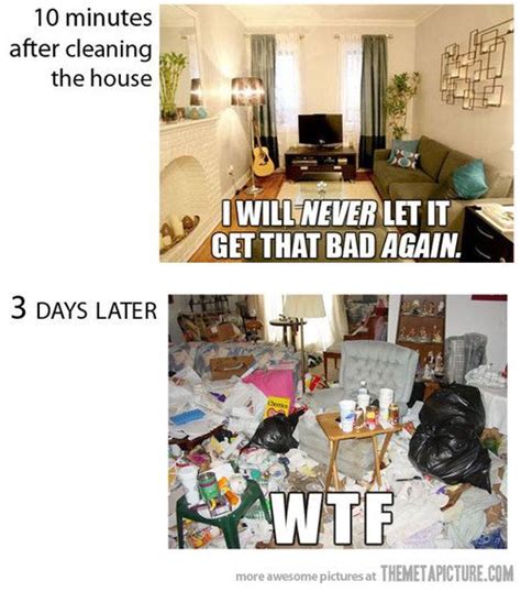 Cleaning House Mess Funny Pictures Funny Bones Funny