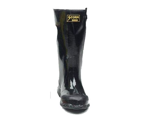 B79 Black Rubber Boots Work Force