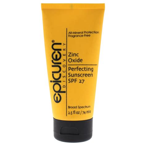 Epicuren Zinc Oxide Perfecting Sunscreen Spf 27 By Epicuren For