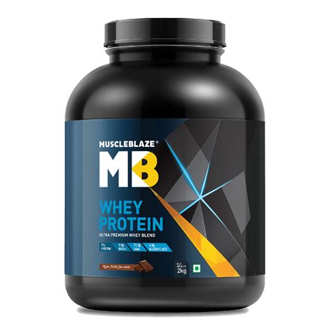 Muscleblaze Whey Protein 25g Protein 2 Kg Rich Milk Chocolate