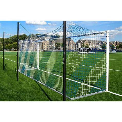 Striped Two Colour Soccer Goal Netting Net World Sports
