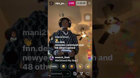 Nba Youngboy On Live Playing A Xbox Youtube