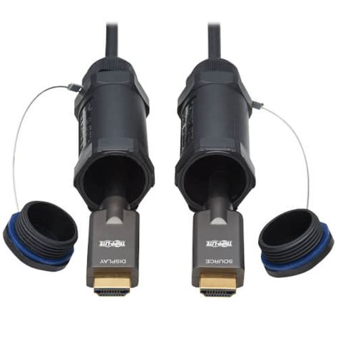 Armored HDMI Active Optical Cable AOC On Reel 4k 60Hz HDR 18 Gbps