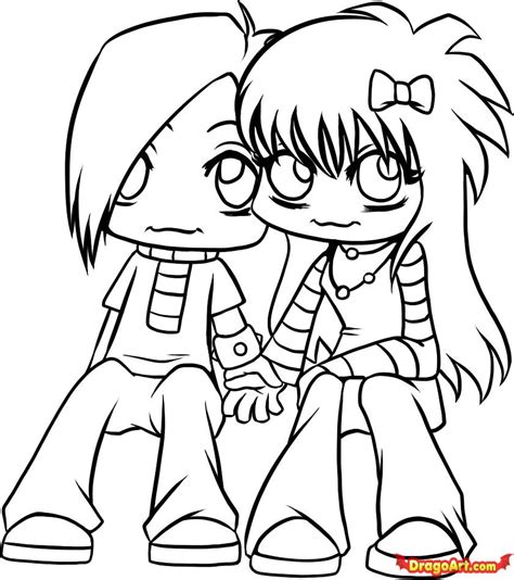 How To Draw Emo Love Step By Step Anime People Anime Draw Clipart Best Clipart Best