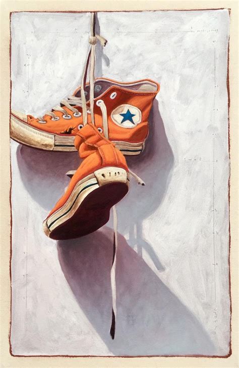 It offers classes from 1st grade to 5th grade. Santiago Garcia Still-Life Painting - #1300 Oil Of High Top Converse Sneakers Hanging Laces ...
