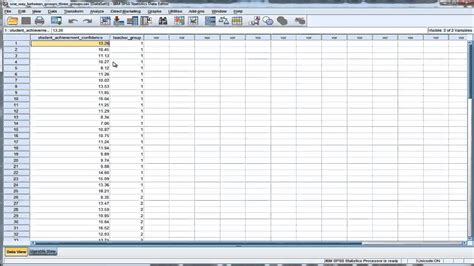 If the level name is set to auto, it will follow. One-Way Between Groups ANOVA - SPSS - YouTube