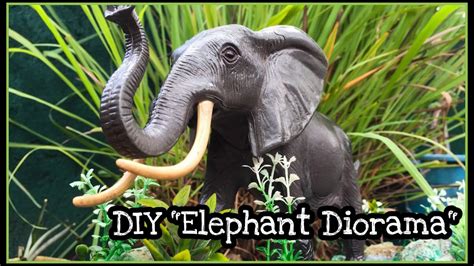 Simple Elephant Diorama Youtube