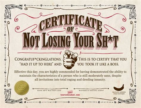 funny certificates template create a memorable award night free sample example and format