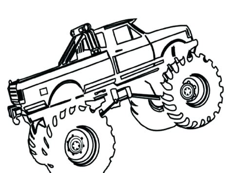 Grave digger drawing at paintingvalleycom explore. Monster Truck A Colorier - Dessin et Coloriage
