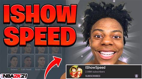 New Ishowspeed Face Creation Nba 2k21 How To Look Just Like