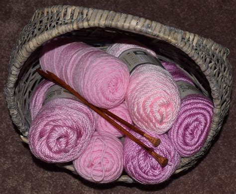 Free Images Purple Petal Pattern Craft Basket Wool Material