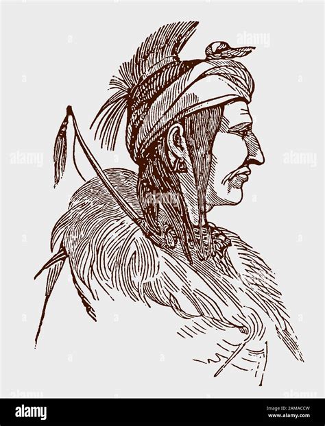 Huron Chief Stock Vector Images Alamy