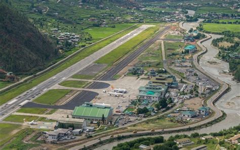 Considered to be one of the most. Paro International Airport Enhanced With New ...
