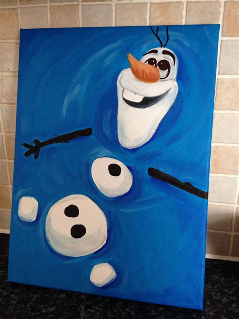 What To Paint On A Canvas Easy Disney A Simpler But Effective Canvas