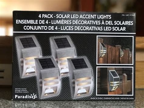 Savings spotlights · everyday low prices · curbside pickup Paradise. 4 Pack - Solar LED Accent Lights. Fence Lighting ...
