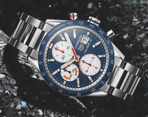 Tag heuer carrera heuer02 gmt twin time chronograph 45 mm ref.cbg2a1z (thai ad 11/2019). TAG Heuer Carrera Calibre 16 Chronograph | aBlogtoWatch