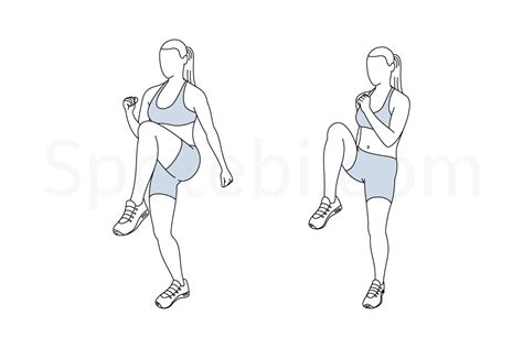 Spot Jogging Benefits For Weight Loss Jogging Running In Place