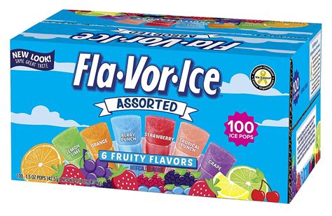 Fla Vor Ice Wwq4 Giant Popsicles Variety Pack Of Jumbo