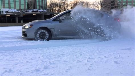 2015 Subaru Wrx Snow Drifting 1 Youtube
