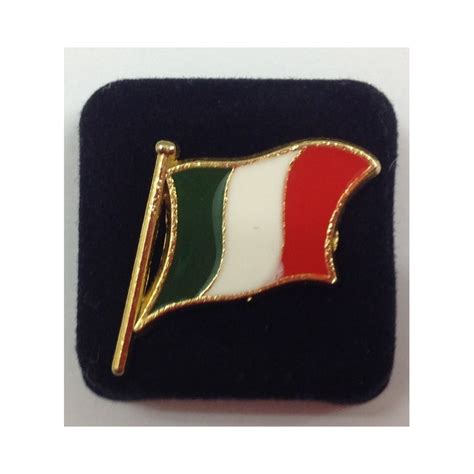 Italian Pin With The Flag Of Italy