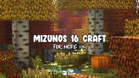 Mizunos Craft Texture Pack For MCPE Aesthetic Texture Pack YouTube