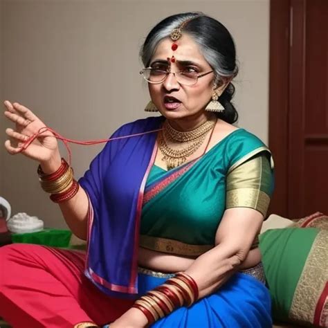 Image Convert Indian Old Aunty Hot Scene