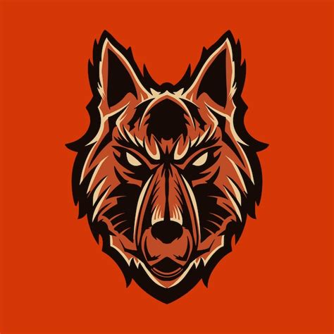 Premium Vector Wolf Vector Emblem Illustration