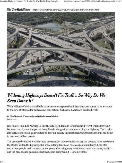 Widening Highways Doesnt Fix Traffic So Why Do We Keep Doing It The