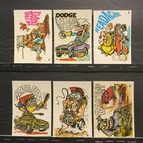 1973 Donruss Fabulous Odd Rods Lot Of 25 Different See Images Of All