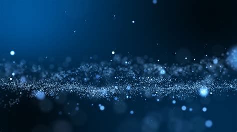 Dark Blue And Glow Particle Abstract Background Juvo