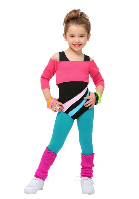 Toddler 80s Workout Girl Costume